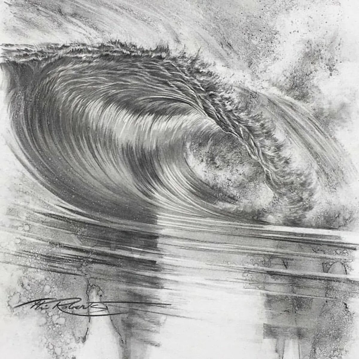 Вода в графике рисунок. Море карандашом. Волны карандашом. Волны рисунок карандашом. Волна простым карандашом.