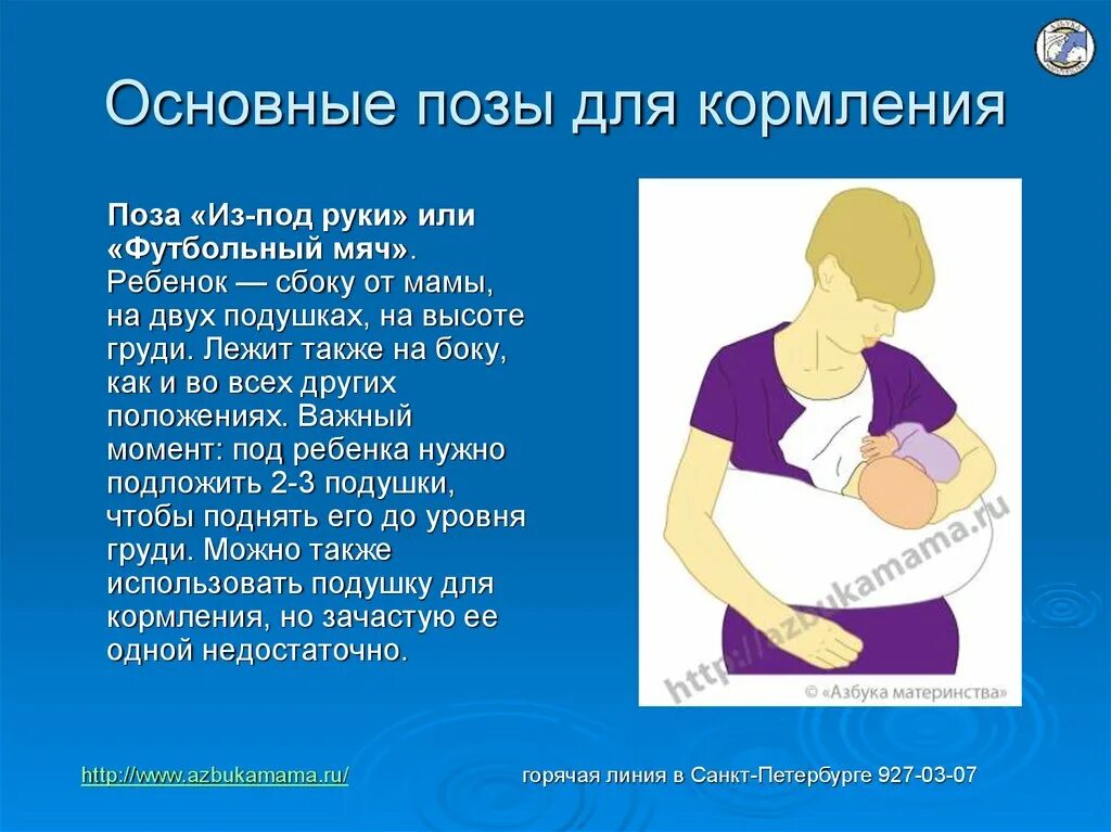 В каком положении кормить