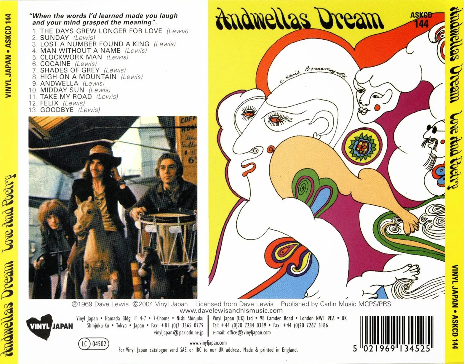 Andwella's Dream Love and Poetry 1969. Andwella группа. Andwella people's people 1971. Andwellas Dream Love and Poetry. Love s dream