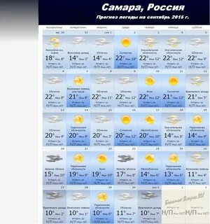 Погода в самаре октябрь ноябрь