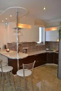 Готовые кухни с барной стойкой