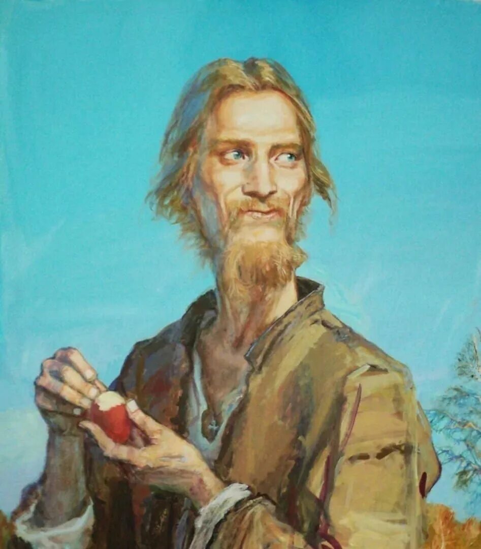 Юродивый значение. Кириллов василий блаженный. василий блаженный картина. виктор бритвин художник. перов юродивый.