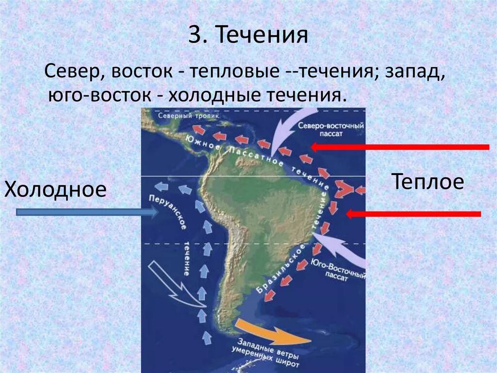 Холодные течения южной америки