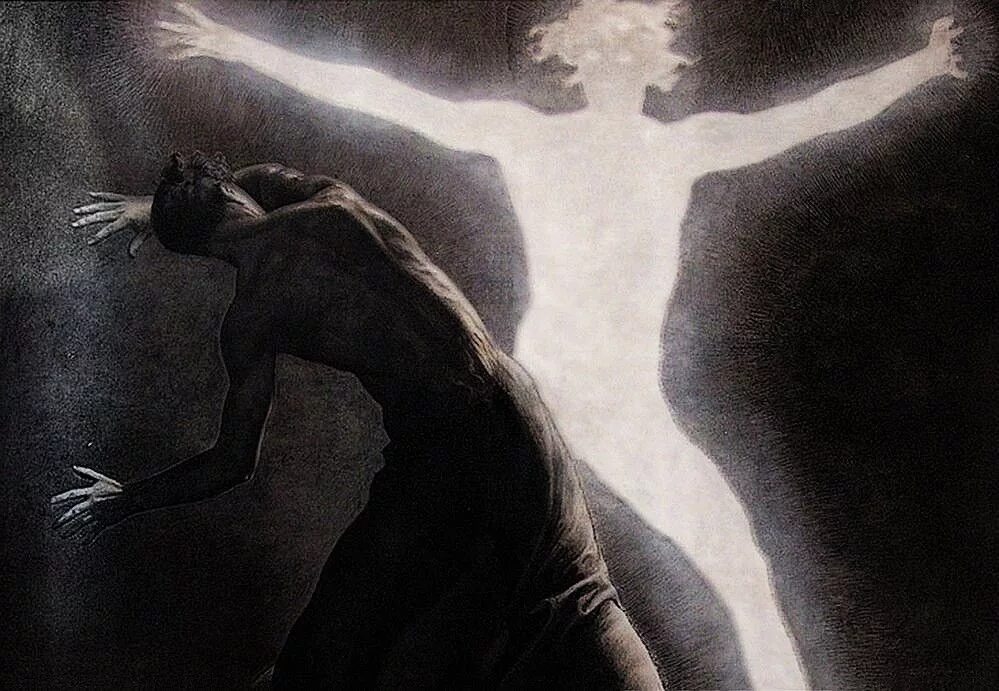 Pin by Ń Ð on искусство Macabre art, Digital painting, Astral projection