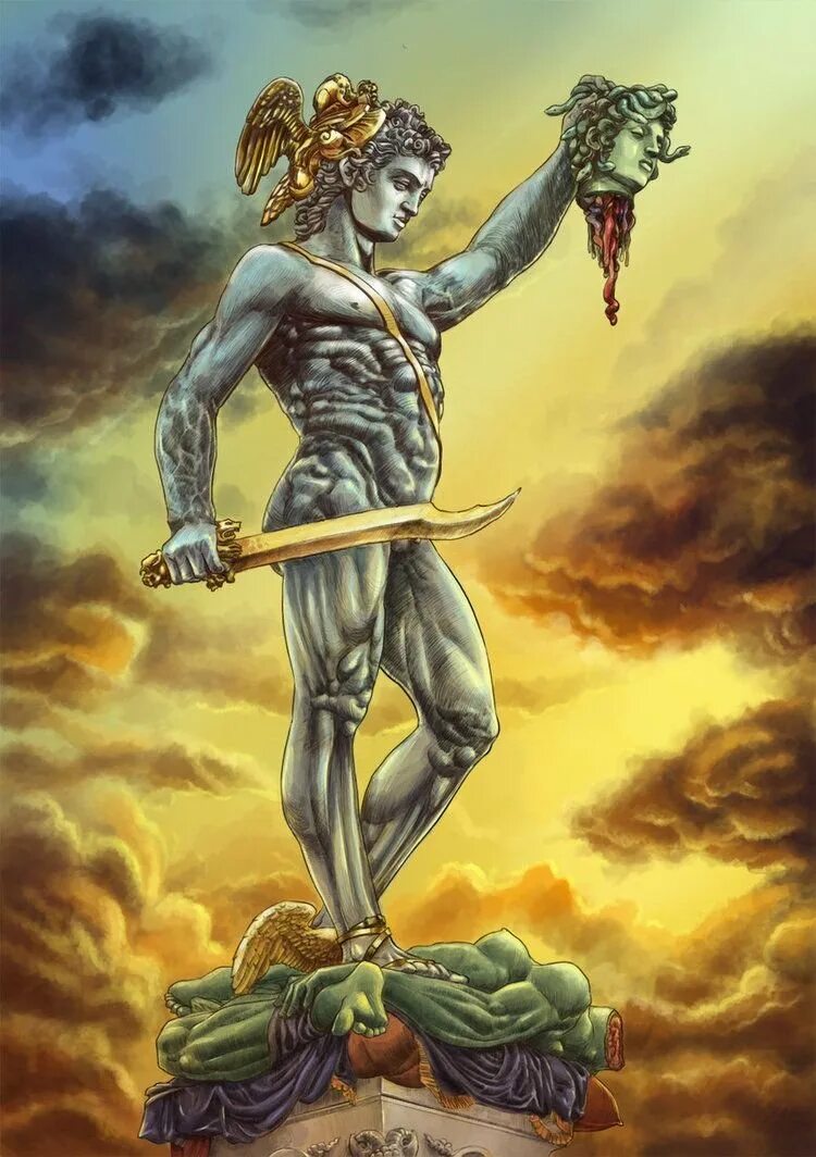 подарок гермеса для сражения с медузой. подарок гермеса для сражения с медузой. подарок гермеса для сражения с медузой. битва персея с медузой горгоной. персей и медуза горгона.