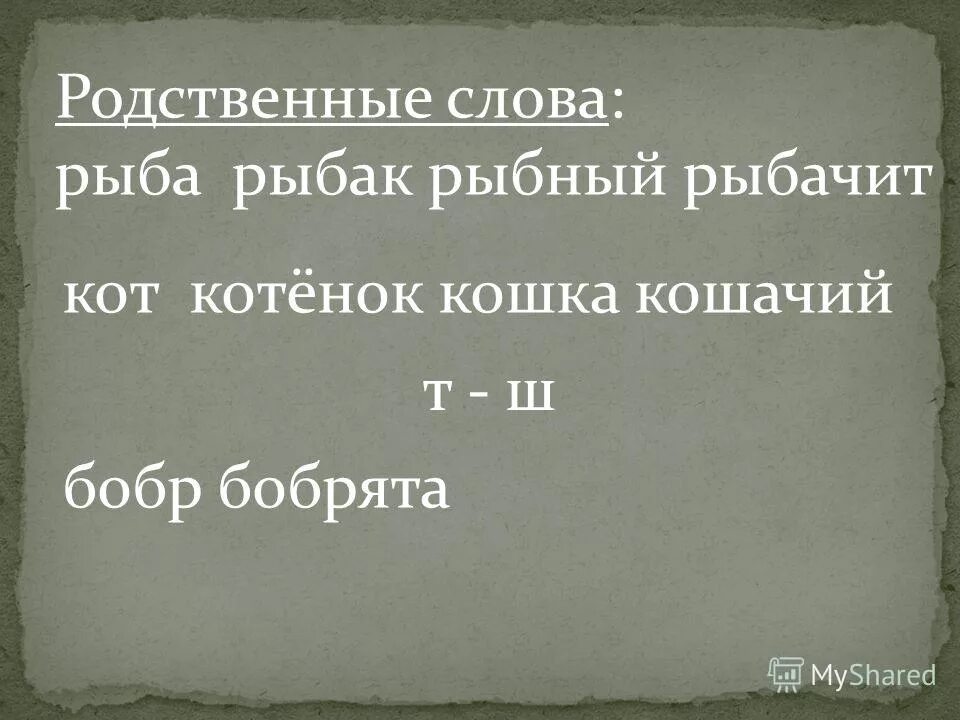 родственные слова к слову волк