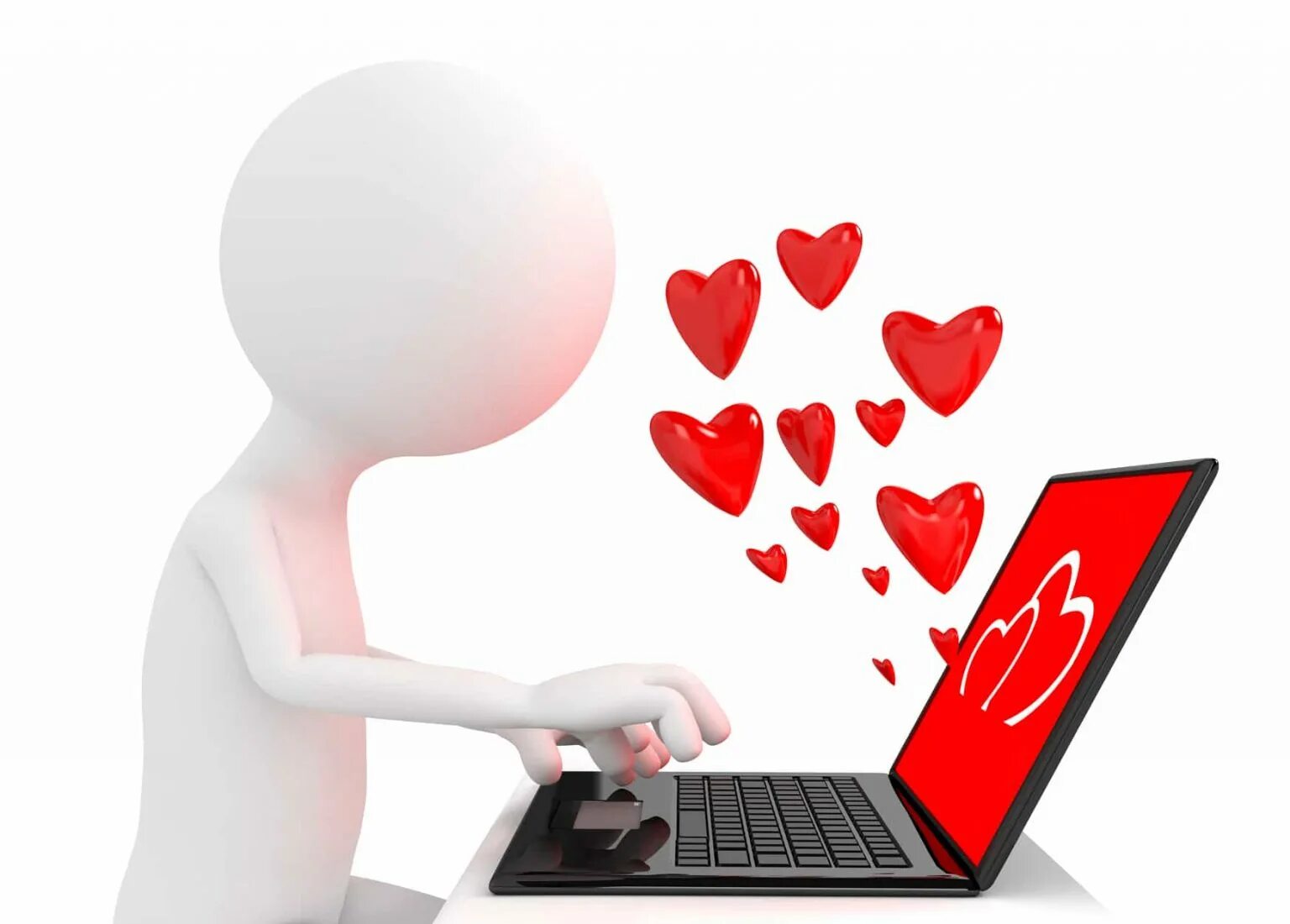 Интернет любовь. Человечек с сердечком. Виртуальное общение. Пристрастие к виртуальному общению. Социальные сети для знакомств