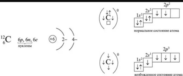 Состояние электронов в атоме c. Схема электронной конфигурации атома углерода. Электронная и графическая формула углерода. Электронная конфигурация атома углерода. Углерод строение электронная конфигурация.