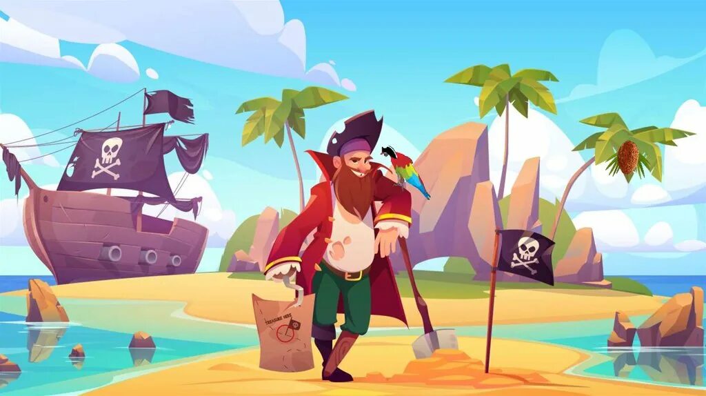 На острове жили 90 пиратов. Остров пиратов. Остров сокровищ сундук с сокровищами. Пираты на необитаемом острове. Пираты на острове сокровищ.