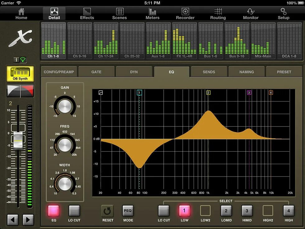 Приложения x32. X32 behringer программа.