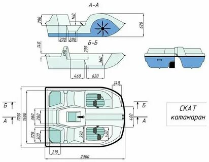 Байкат 470 катамаран характеристики