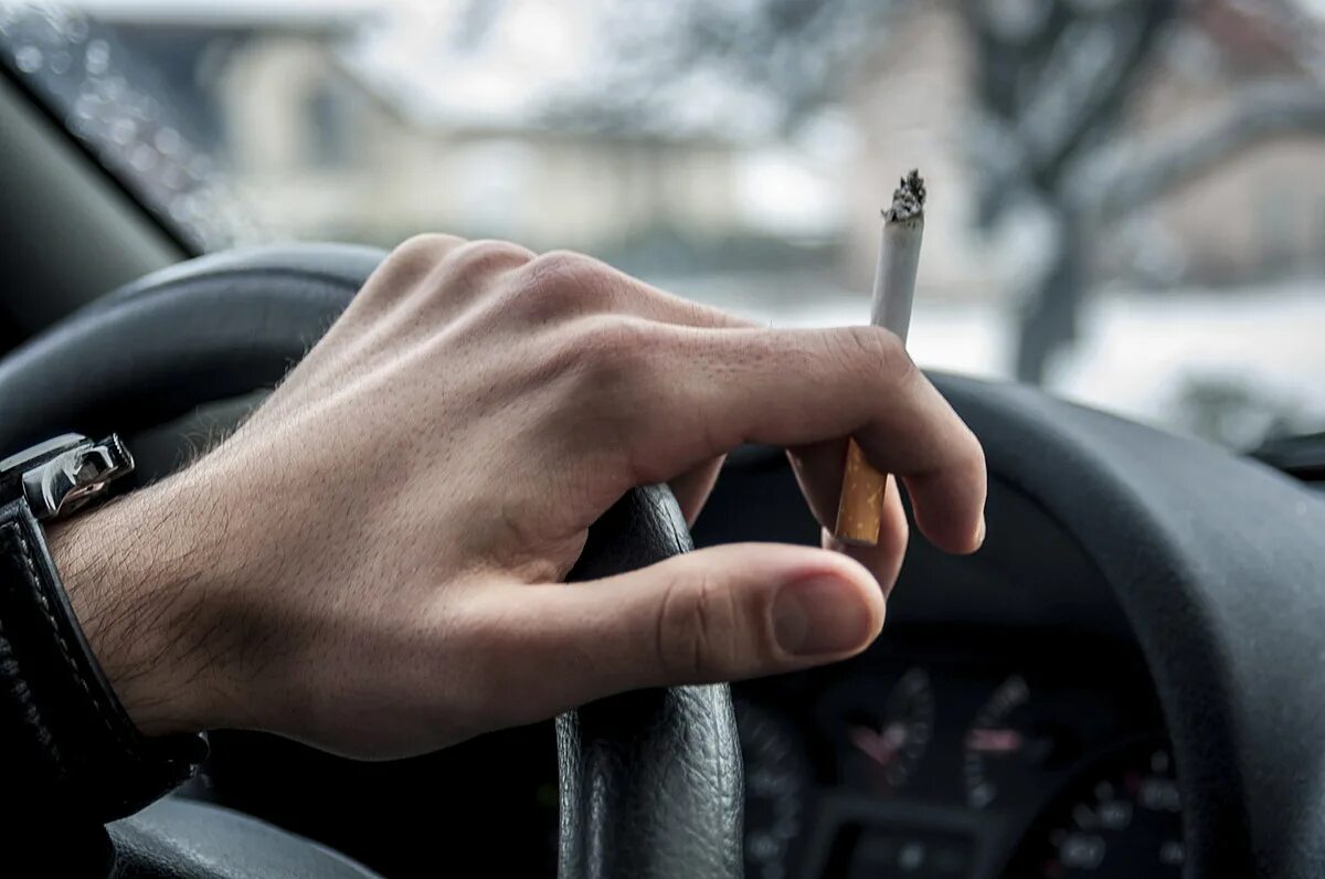 Cigarettes out the window. Cigarettes out the window