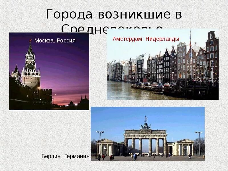 Города новейшего времени названия. Города возникшие в средние века. города возникшие в средневековье. города возникшие в новейшее время.