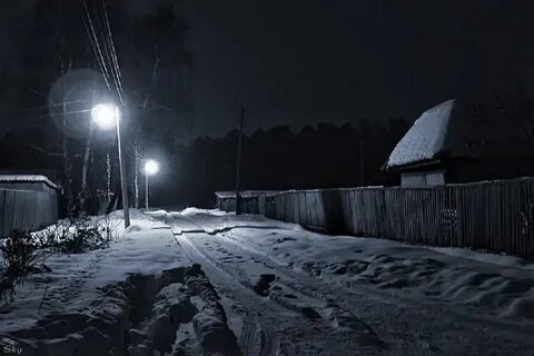 Полночь в селе