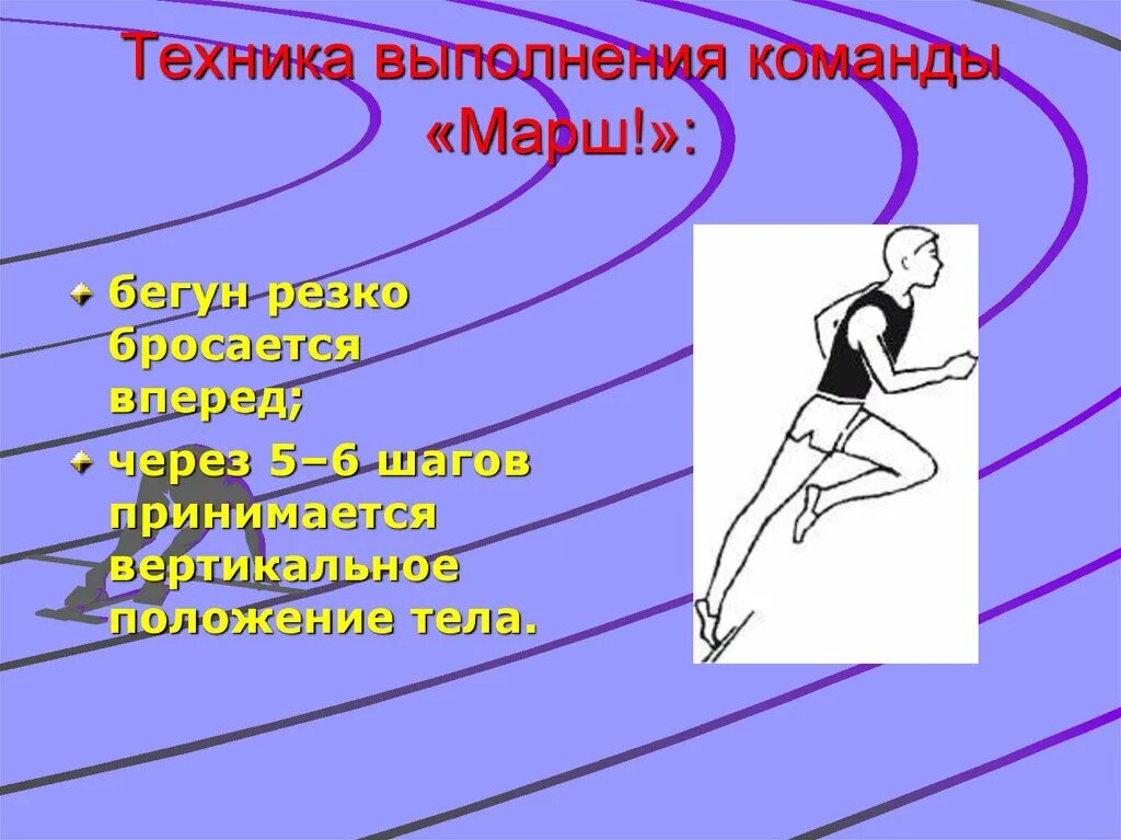 Команды для марша