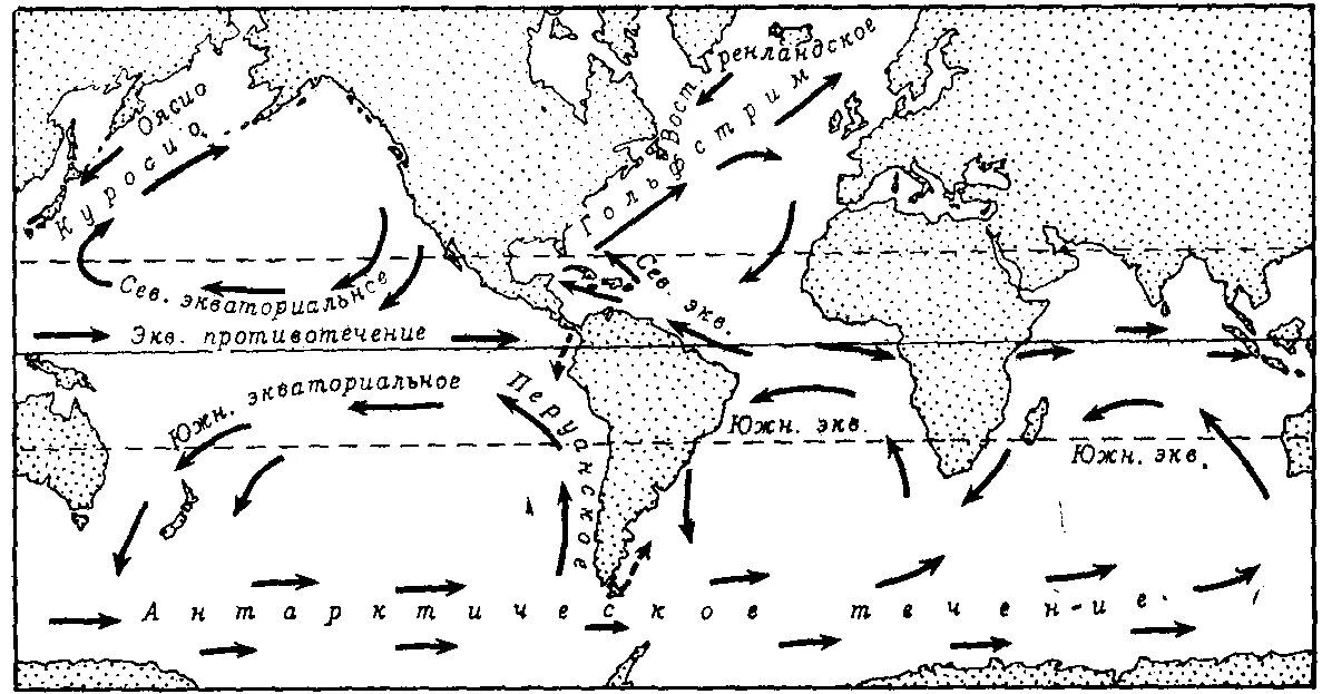 Постоянные течения в океане. Схема течений мирового океана. Схема основных поверхностей течений мирового океана. Схема теплых и холодных течений мирового океана. Течения мирового океана 7 класс схема.