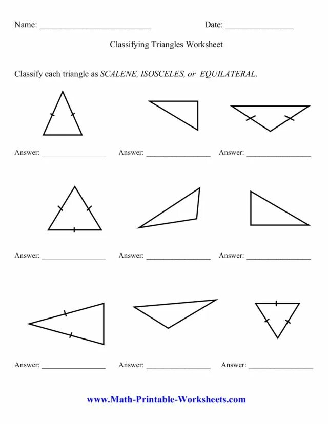 Make triangles. Triangle worksheet. classifying worksheets. types of angles worksheet. types of triangles.