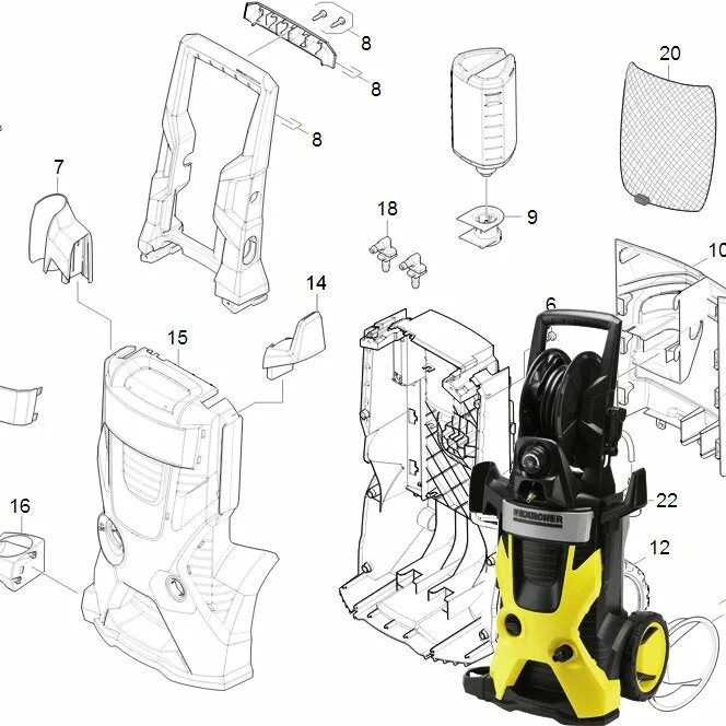 Karcher 5.700. Karcher k5.91. Керхер к5 комплектация. Керхер к7 к5 к3.