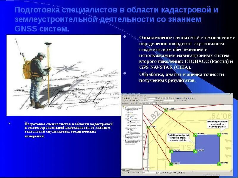 Содержание геодезии