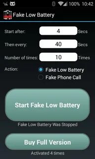 Пишет low battery
