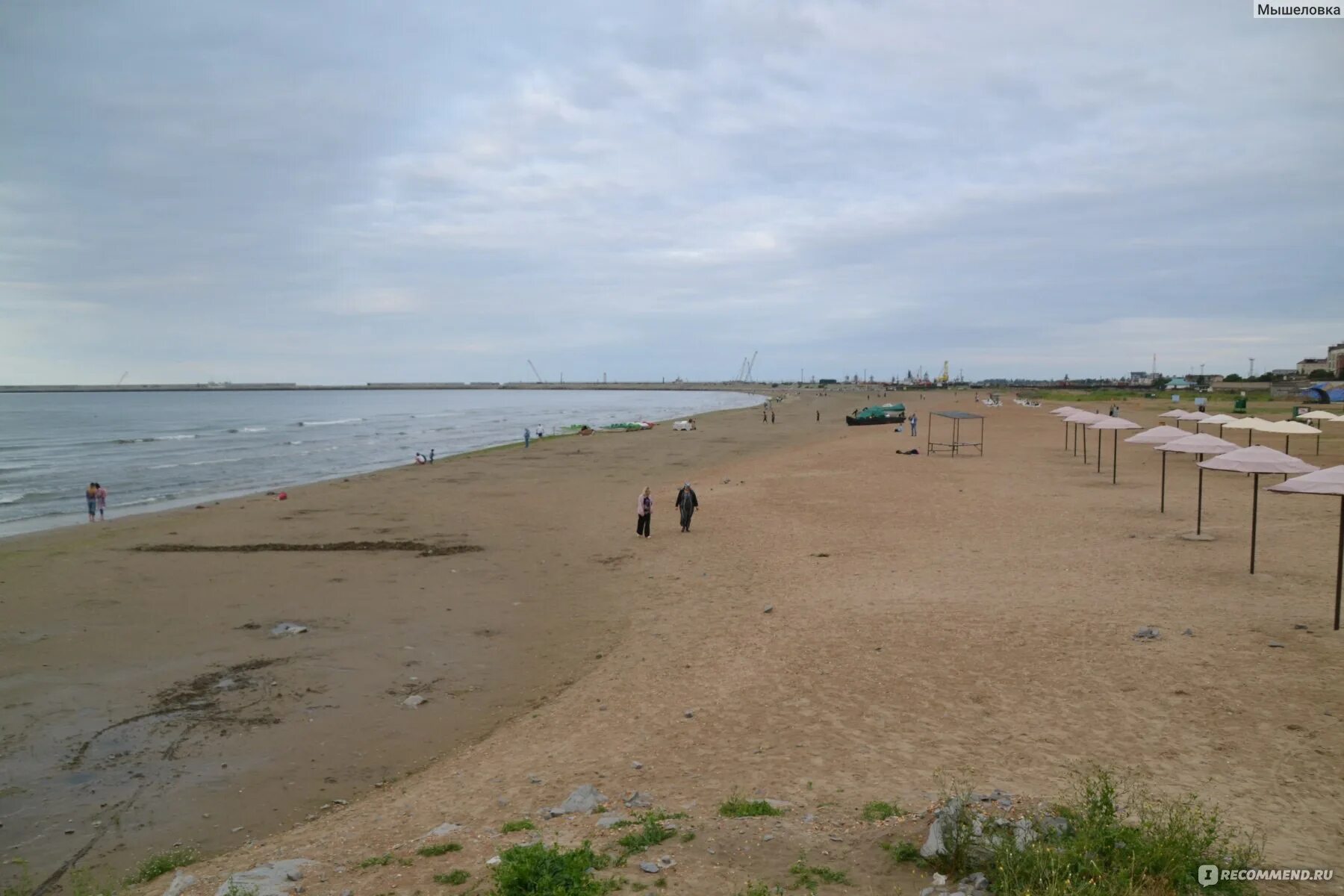 Городской пляж Каспийска Достопримечательности Дагестана