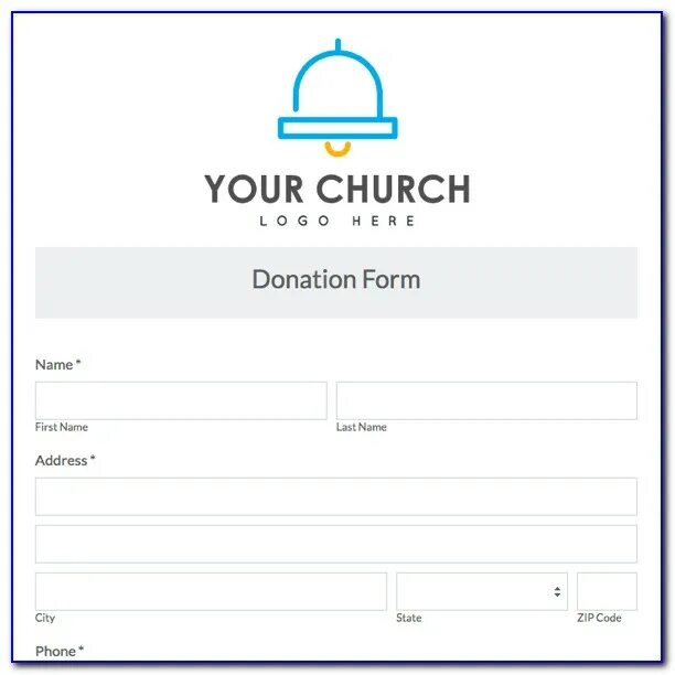 Church donations. Donation form html Template. Volunteers Registration. Church donations Gray. Form accept