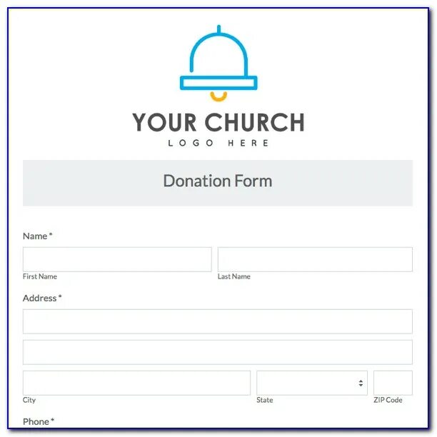 Form accept. Church donations. donation form html template. volunteers registration. church donations gray.