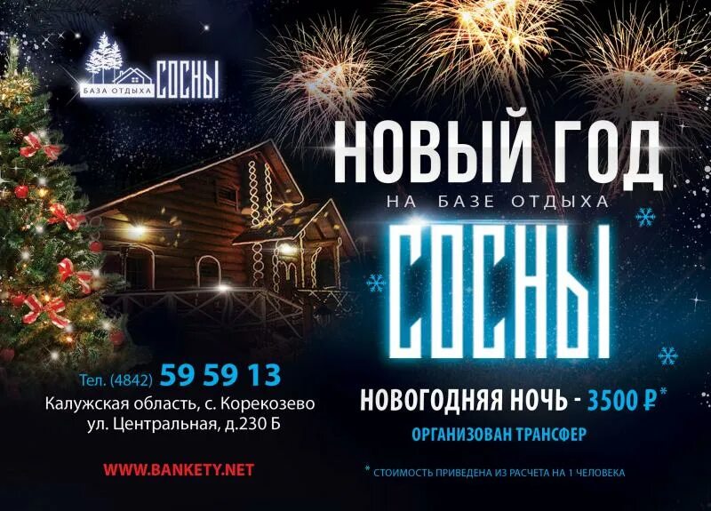 Программа в новогоднюю ночь 2025