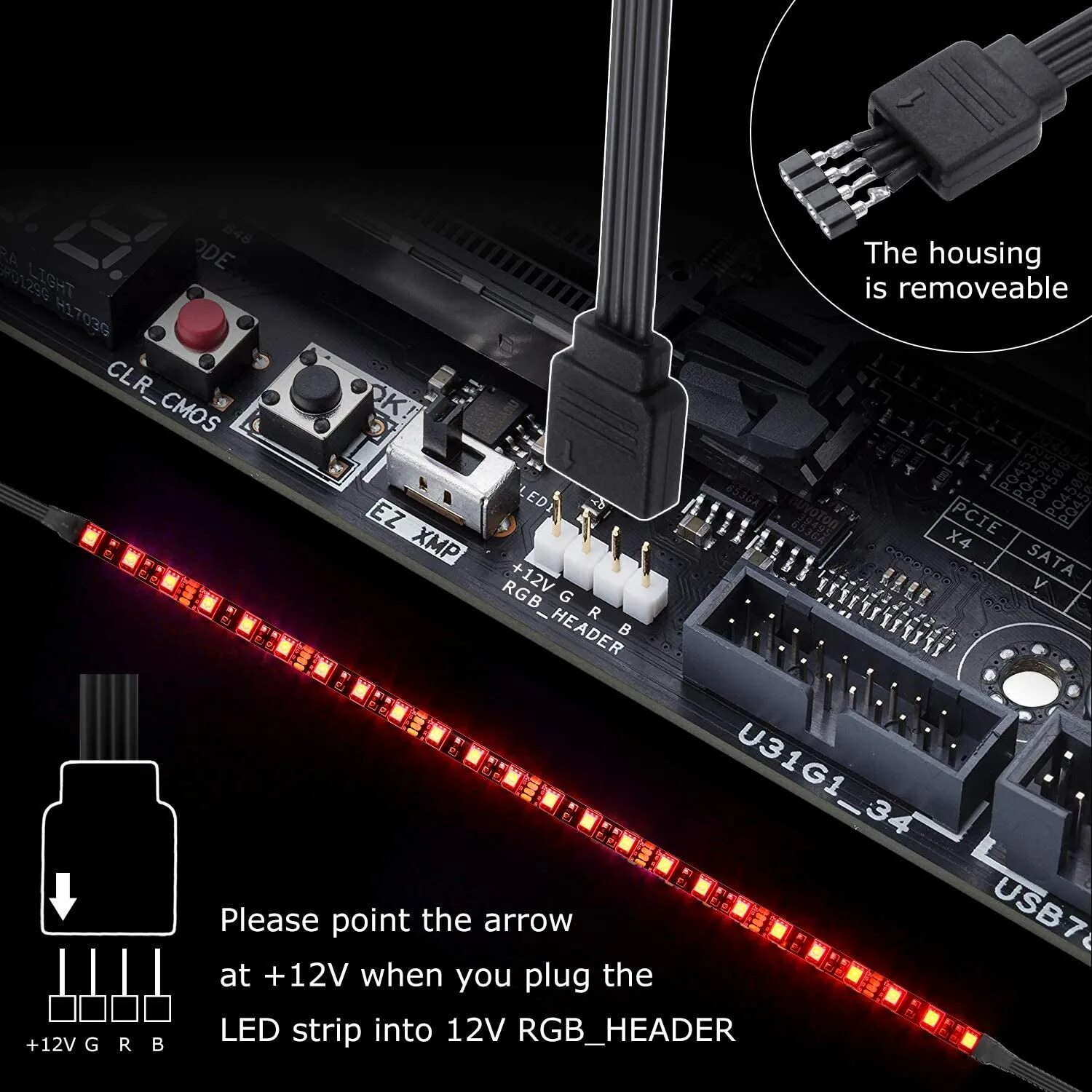 Как подключить argb подсветку. Rgb led connector 4-pin msi. rgb 12v на материнской плате gigabyte. 3 pin 5 v rgb на материнской плате. argb разъем на материнской плате.
