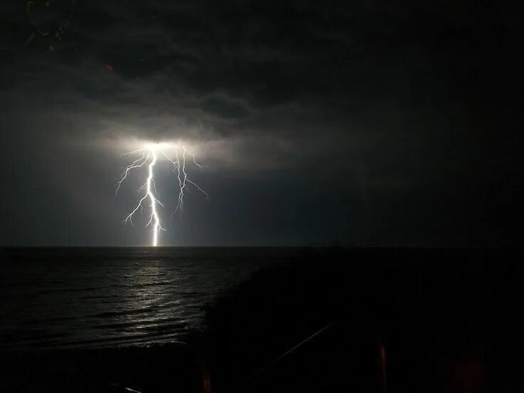 Which is true about lightning storms