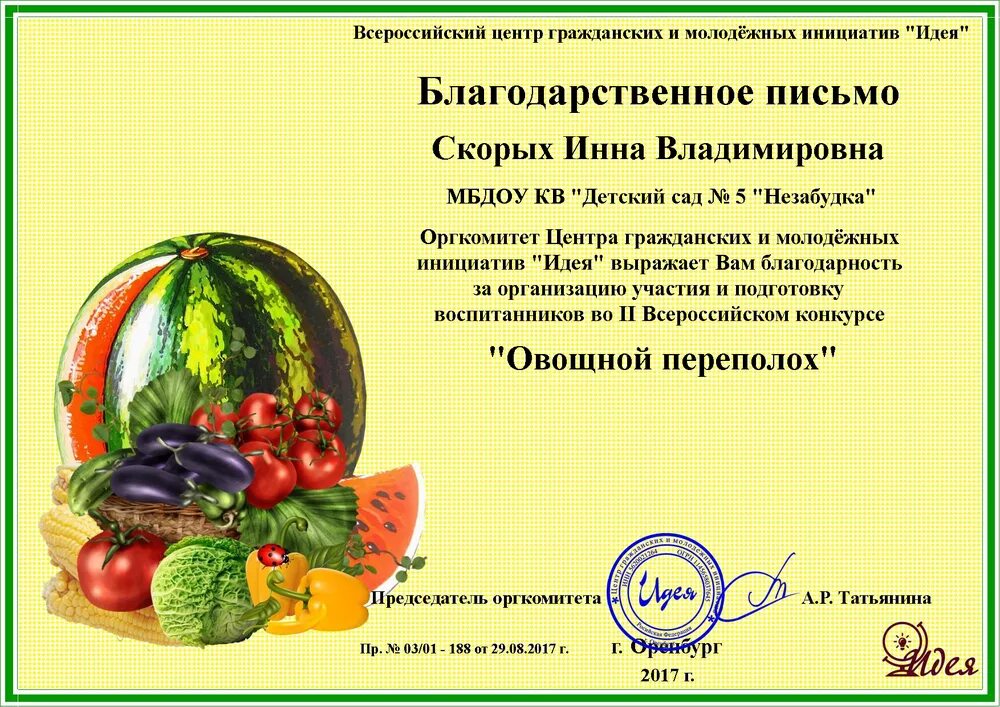 Положение о центре детских инициатив