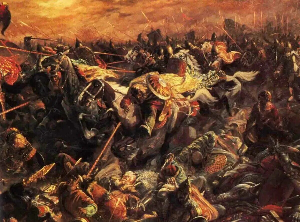 Картина битва. Дмитрий Донской Куликовская битва 1380. Назарук Куликовская битва. Адольф Ивон. «Куликовская битва». Куликовская битва Мамаево побоище.