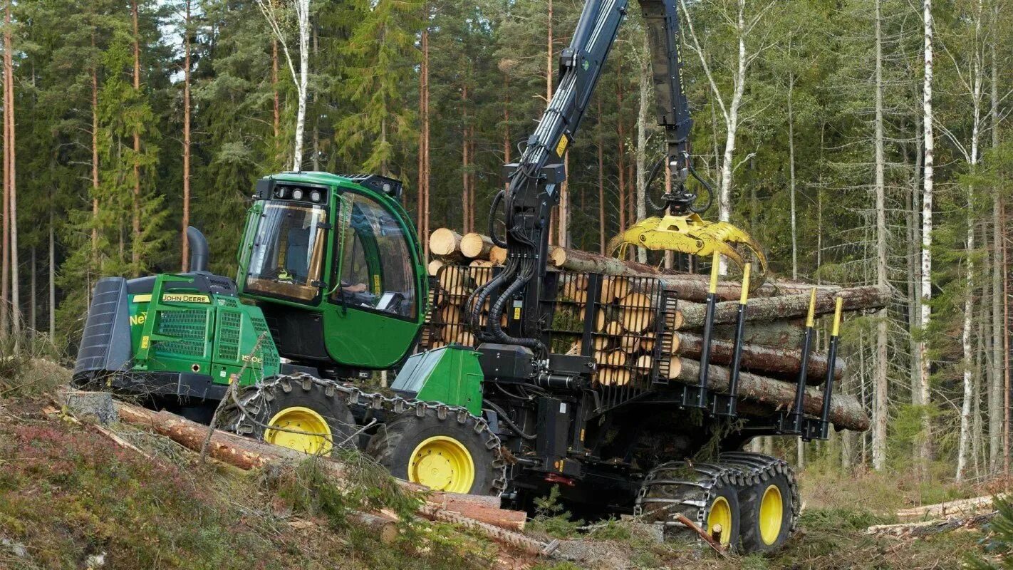 Форвардер обучение. John deere 1510g. форвардер john deere. john deere лесозаготовительная техника. харвестер john deere 1510g.