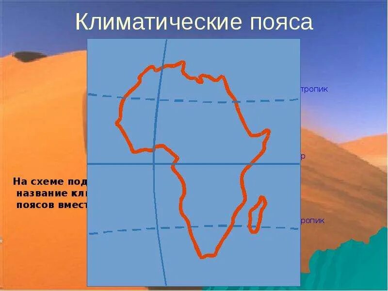Сколько полушариях расположена африка