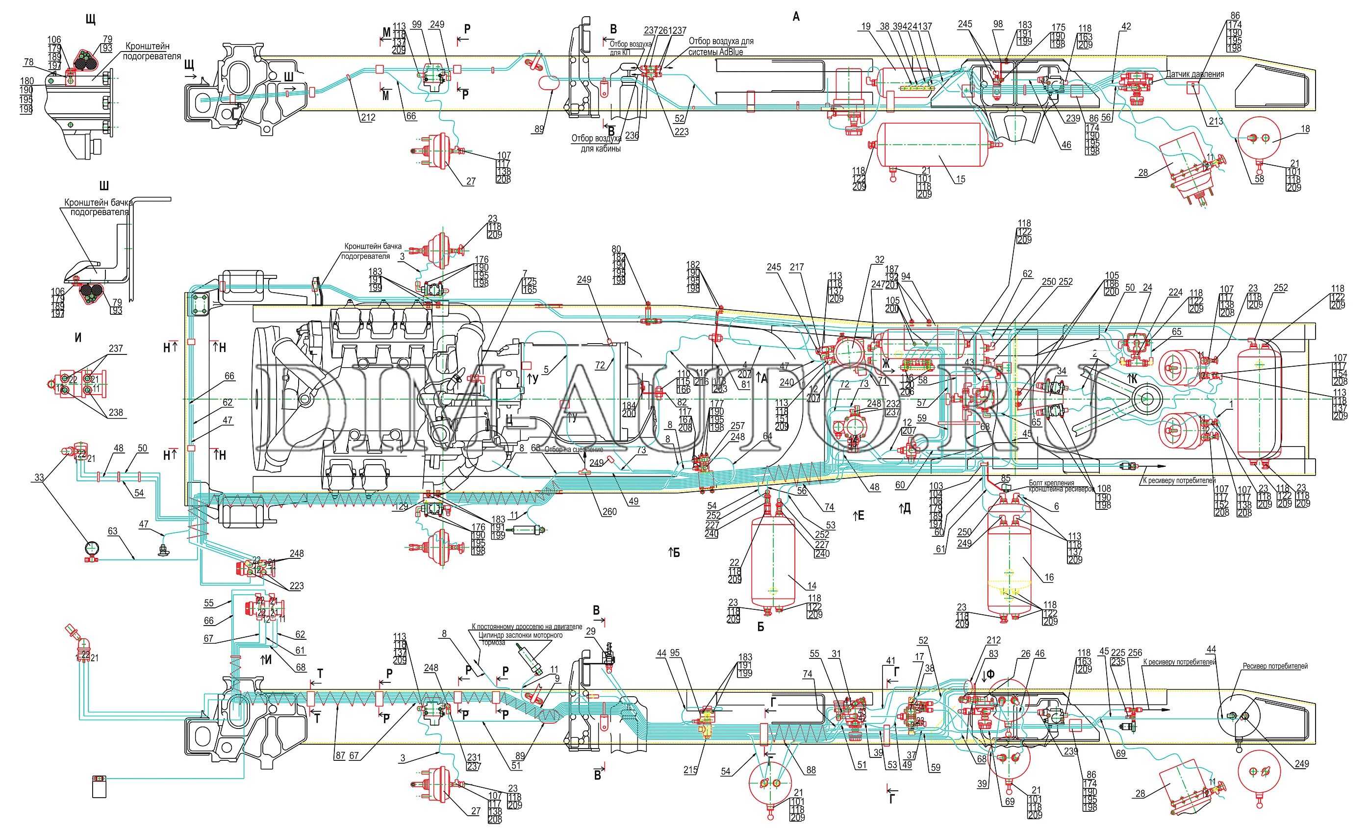 Воздуха маз 5440. Тормозная система МАЗ 5440 а5. Воздушная система МАЗ 5440 схема. Воздушная система тормозов МАЗ 6430. Воздушная система тормозов МАЗ 5440.