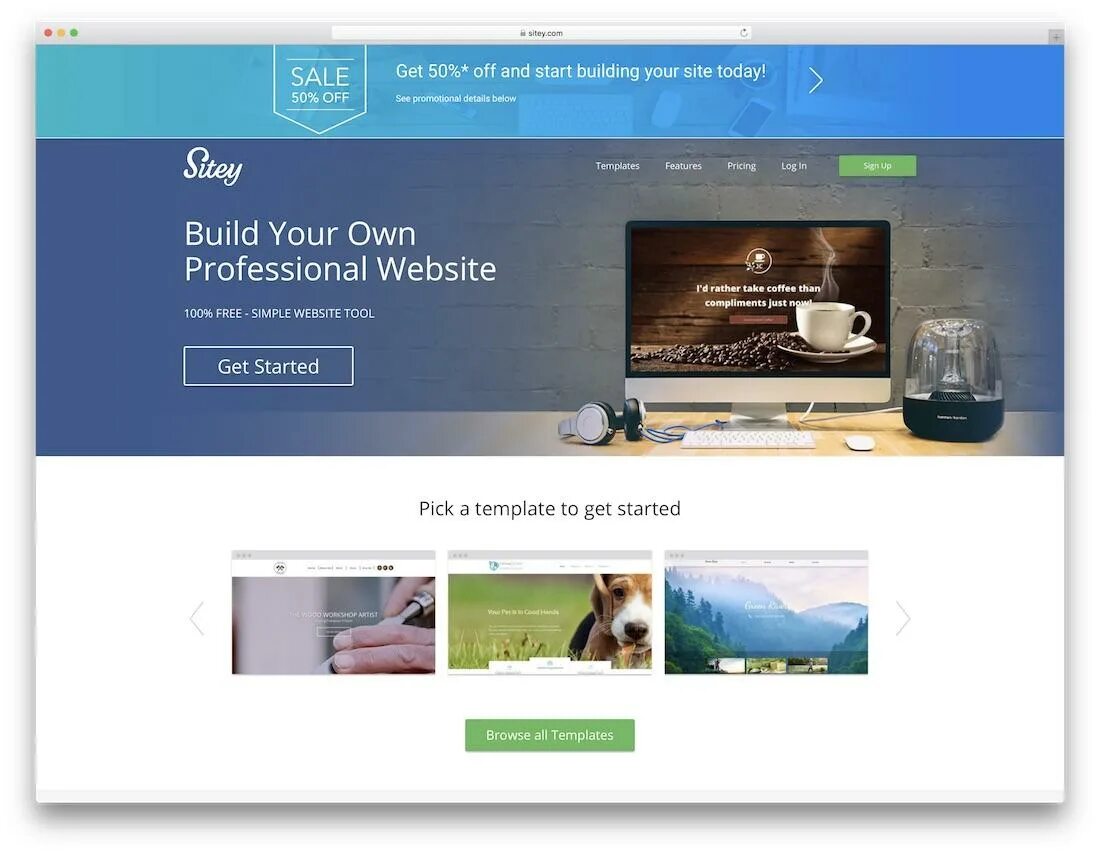 Simple website builder. Best website builder 1.0.
