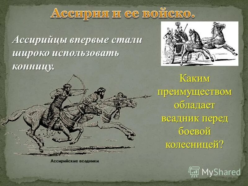 Схема ассирийского войска. Впервые широко стали использовать конницу. Ассирийцы впервые стали широко использовать конницу. Ассирийское войско 5 класс вооружение. Конница в ассирийской державе.
