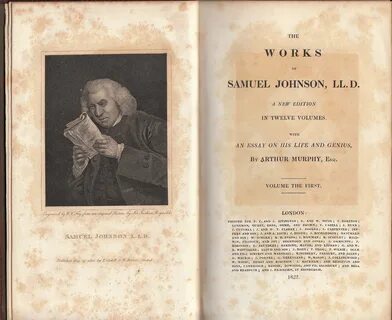 My Many Lives of Samuel Johnson.