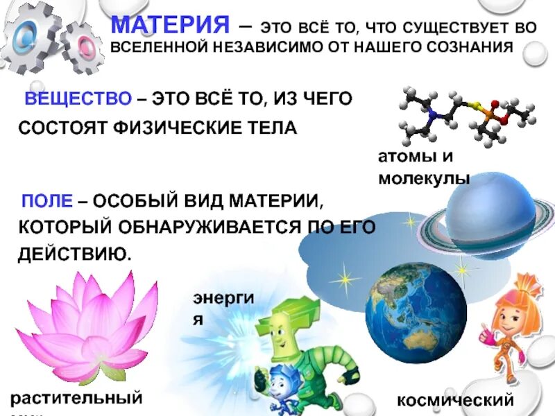 Физическая материя это