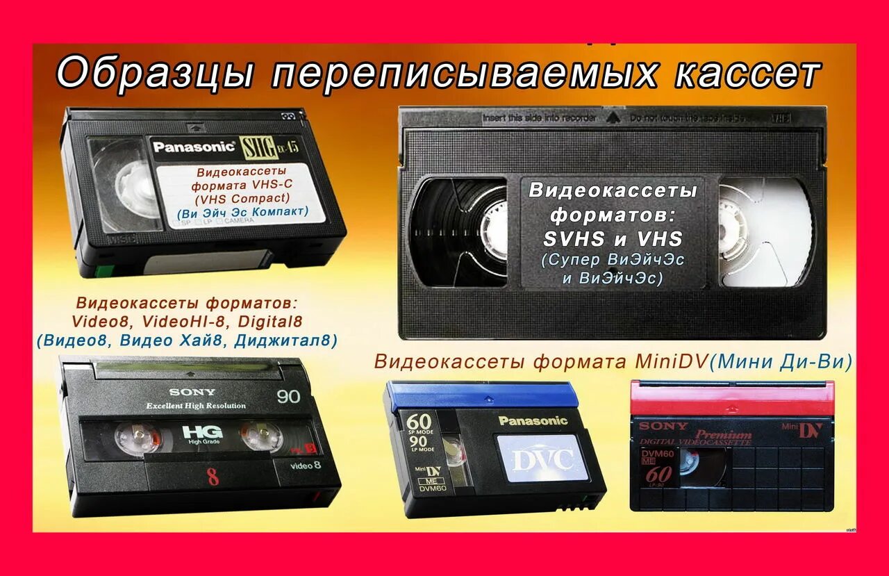 Переписать видео с кассеты. Кассеты. Hi8 оцифровка. Видеокассеты VHS Hi 8 Mini DV. Оцифровка видеокассет hi8. Форматы видеокассет.