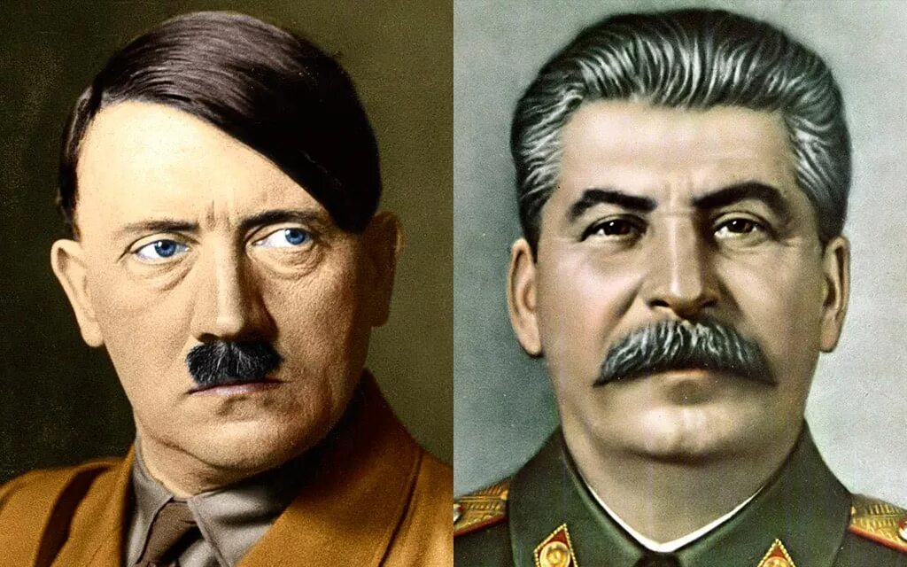 Stalin vs solzenyitsin gulags and truth. Сталин Иосиф Виссарионович и гииьер. Иосиф Сталин против Адольфа Гитлера.