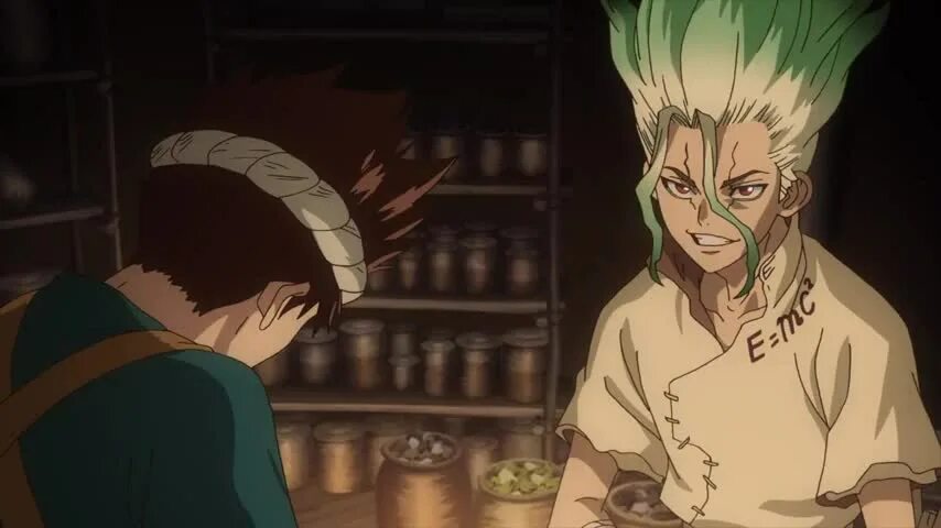 Dr stone 2019. Хром доктор Стоун. Мантия доктор Стоун. Доктор Стоун момент со стеклом. Наруто попал в мир доктор Стоун.