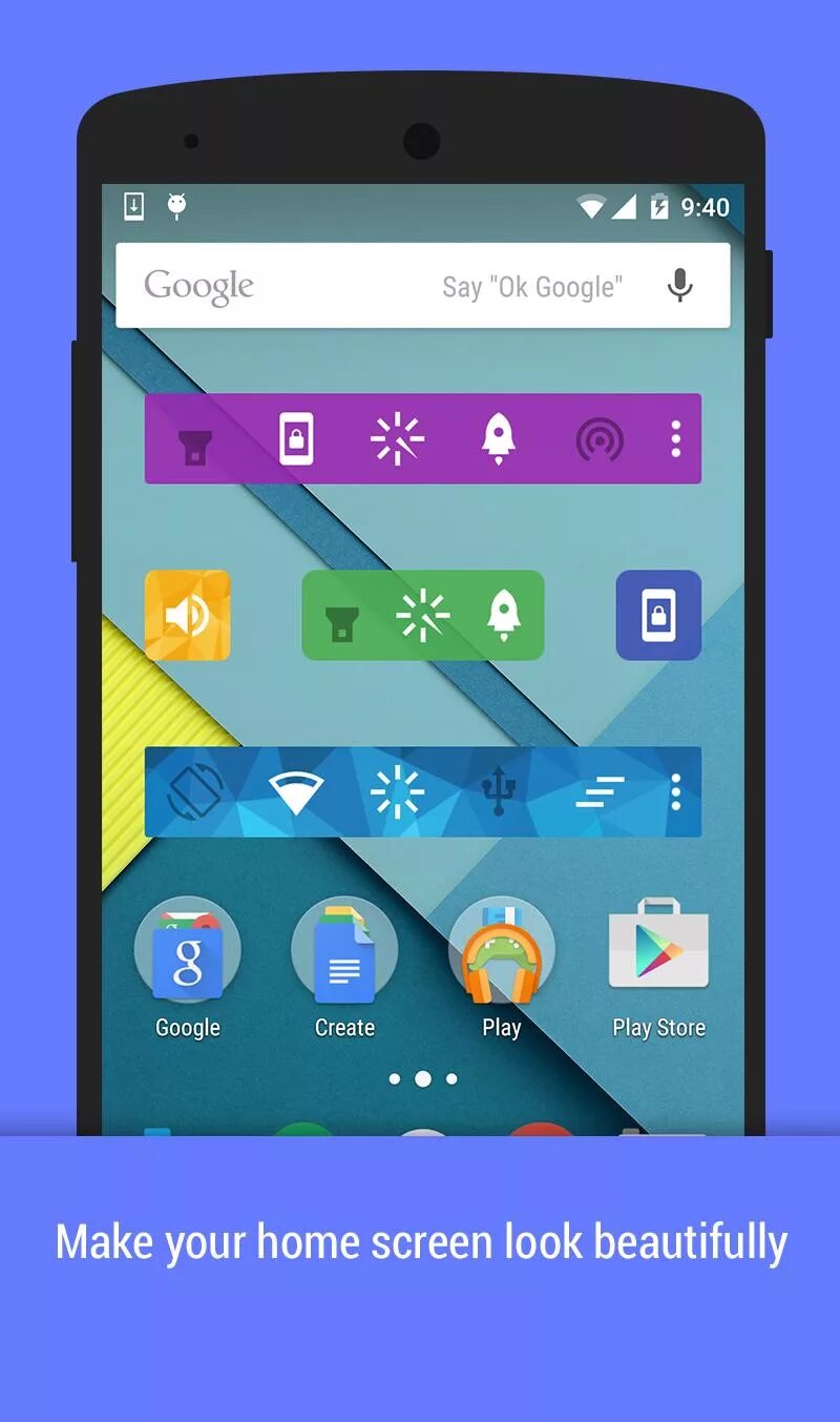 Action widget