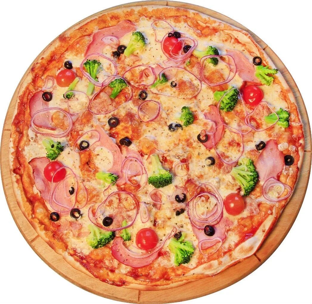 Стандартная пицца. Пицца круглая. Пицца на белом фоне. Пицца на прозрачном фоне. Круглая красивая пицца.