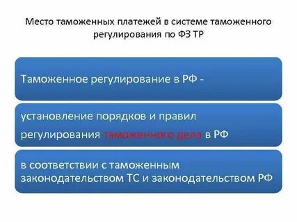 Система таможенных платежей