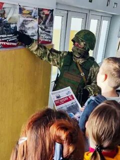 Встреча детей с военными