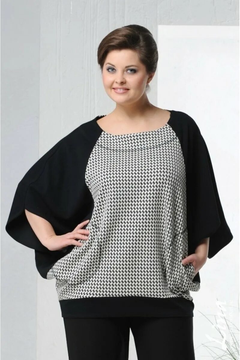 трикотажное платье для полных. красивая одежда для полных. трикотажное платье для полных девушек. туника 7164. трикотаж полным.