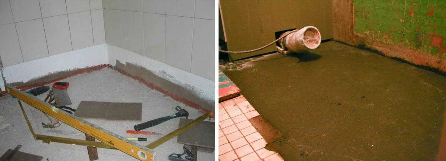 Как сделать стяжку под плитку в ванной. Стяжка пола в ванной. стяжка в ванной под плитку. заливка пола в ванной. стяжка пола в ванной под плитку.