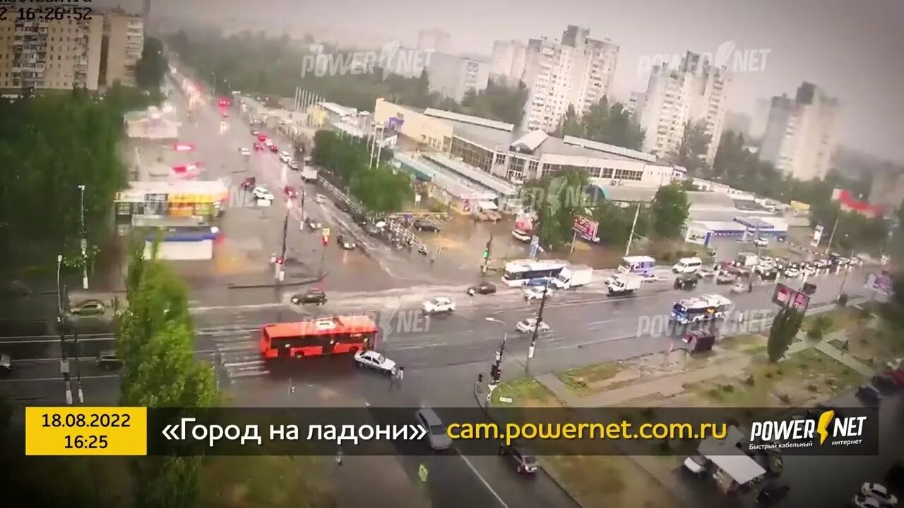 Авария в Волгограде вчера. Телевидение Волгограда.