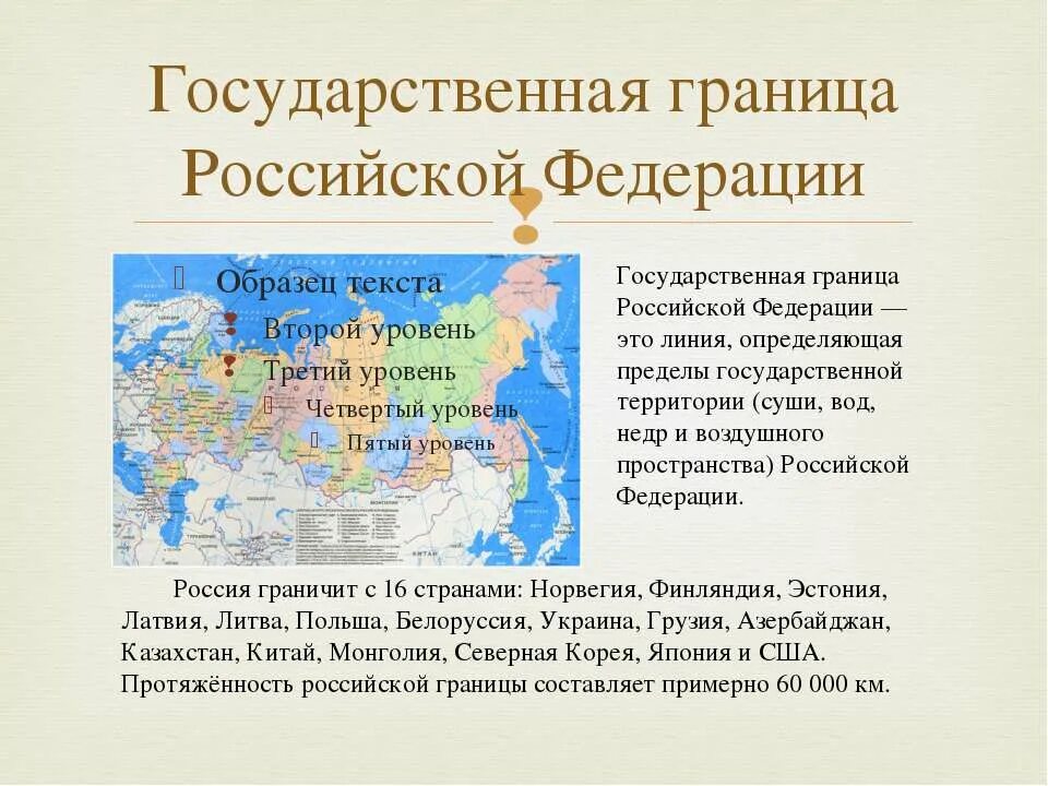 Государственная территория виды государственных границ. Государственная граница России. Государчтвенные границы Росси. Границы соседей России. Проект Страна граничащая с Россией.